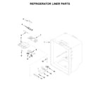 Maytag MBB1957FEW01 refrigerator liner parts diagram