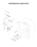 Refrigerator liner parts