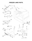 Freezer liner parts