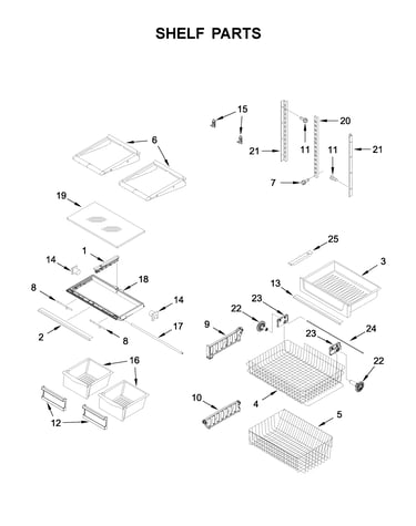 Shelf parts