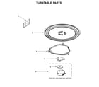 Amana AMV2307PFW3 turntable parts diagram