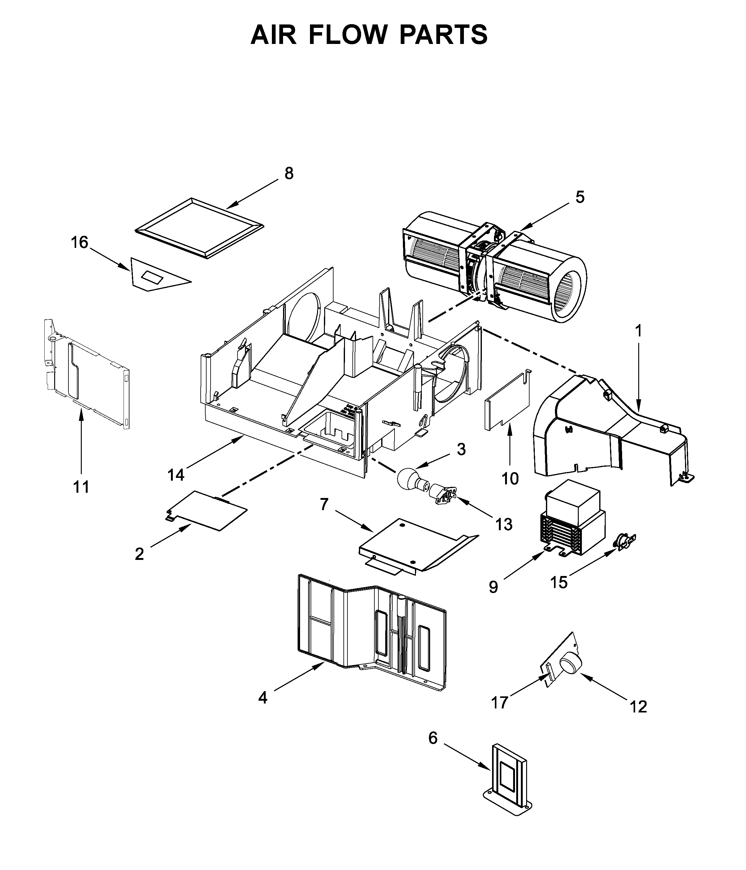 Air flow parts