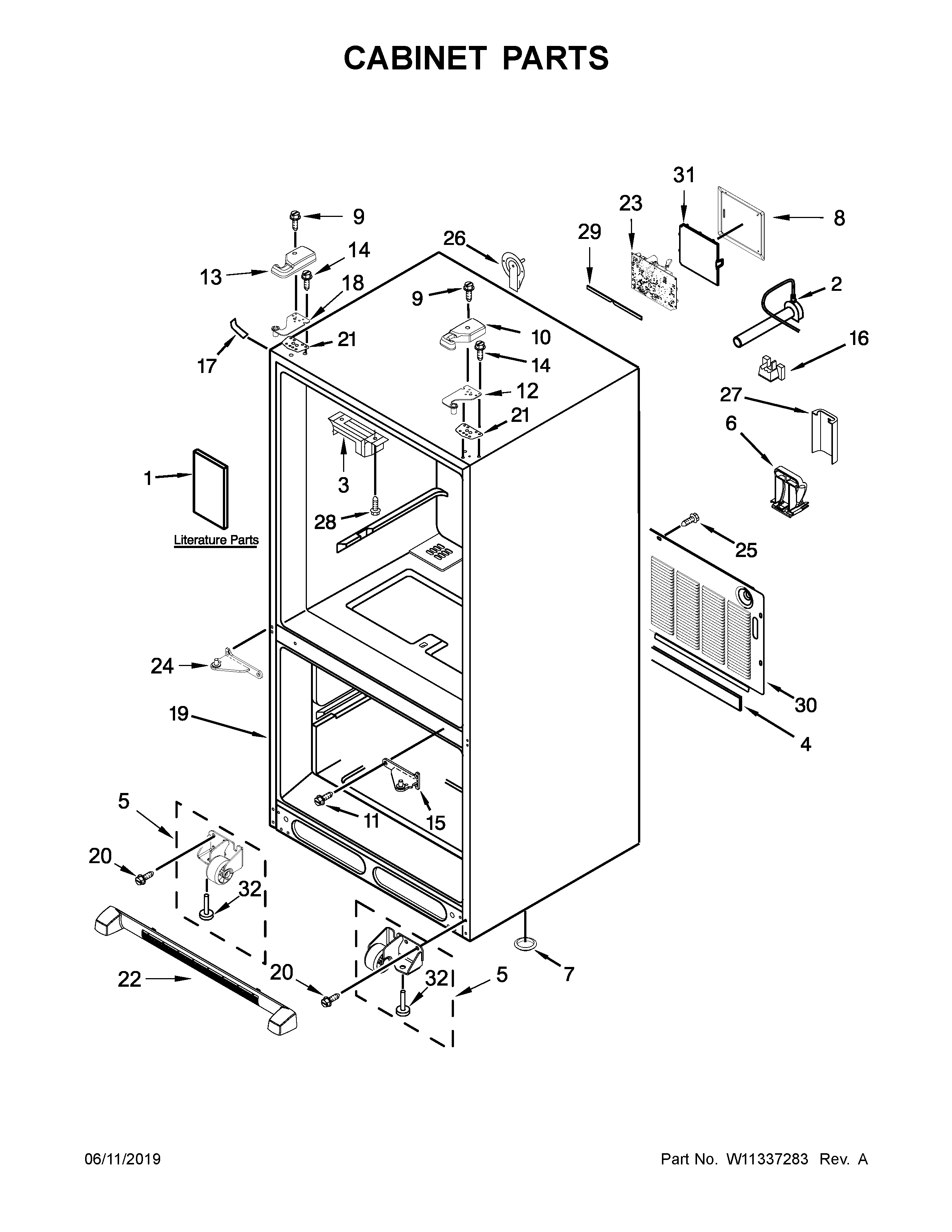 CABINET PARTS