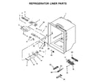 KitchenAid KRFC300EBS01 refrigerator liner parts diagram