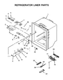 Refrigerator liner parts