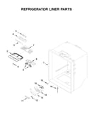 Refrigerator liner parts