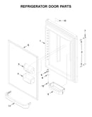 Refrigerator door parts