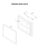 Freezer door parts