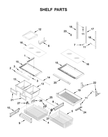 Shelf parts