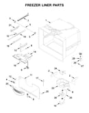 Freezer liner parts