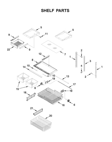 Shelf parts