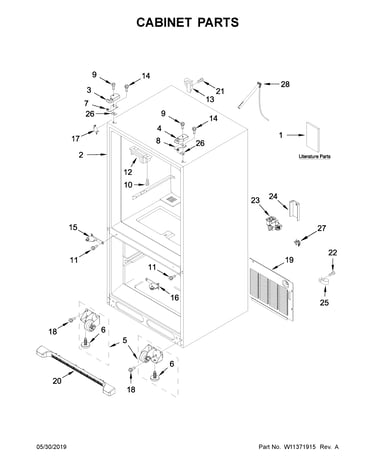 Cabinet parts