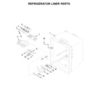 Whirlpool WRFA32SMHZ02 refrigerator liner parts diagram