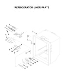 Refrigerator liner parts