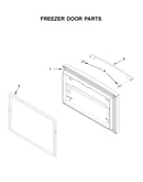 Freezer door parts