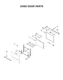 Oven door parts