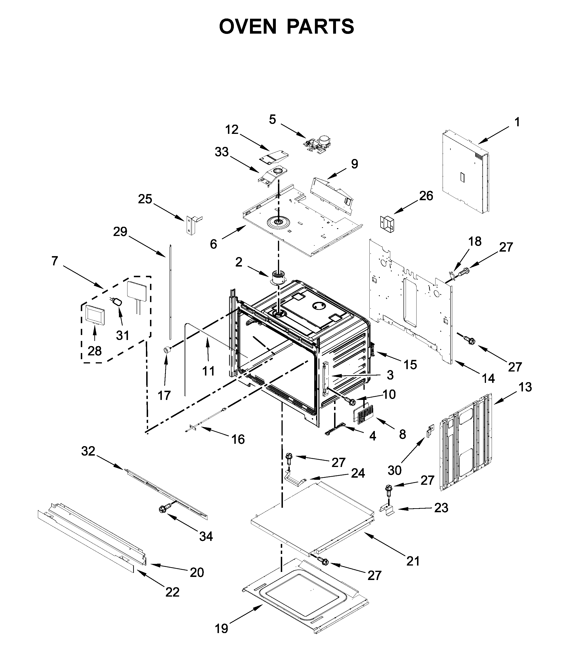 OVEN PARTS