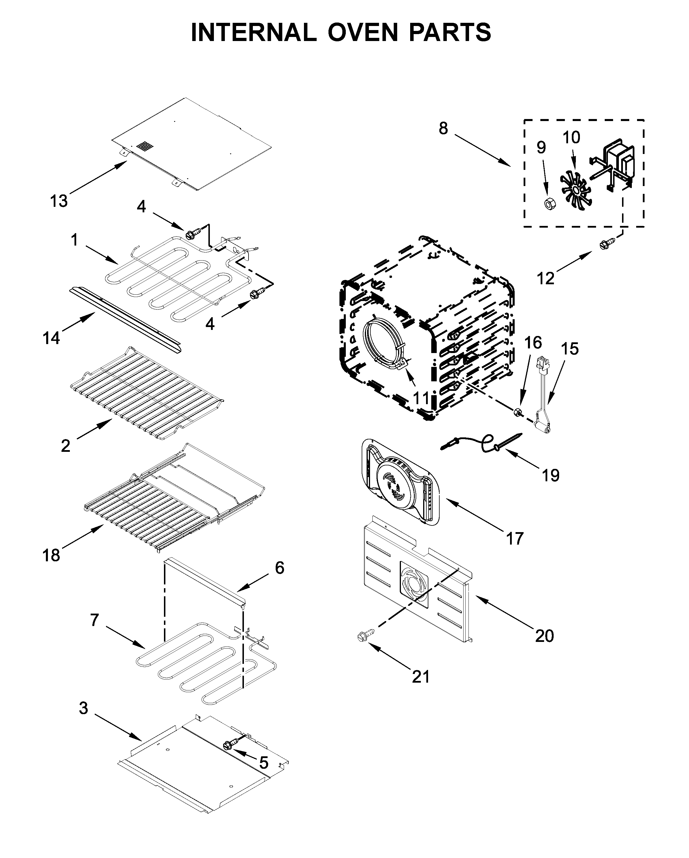 INTERNAL OVEN PARTS