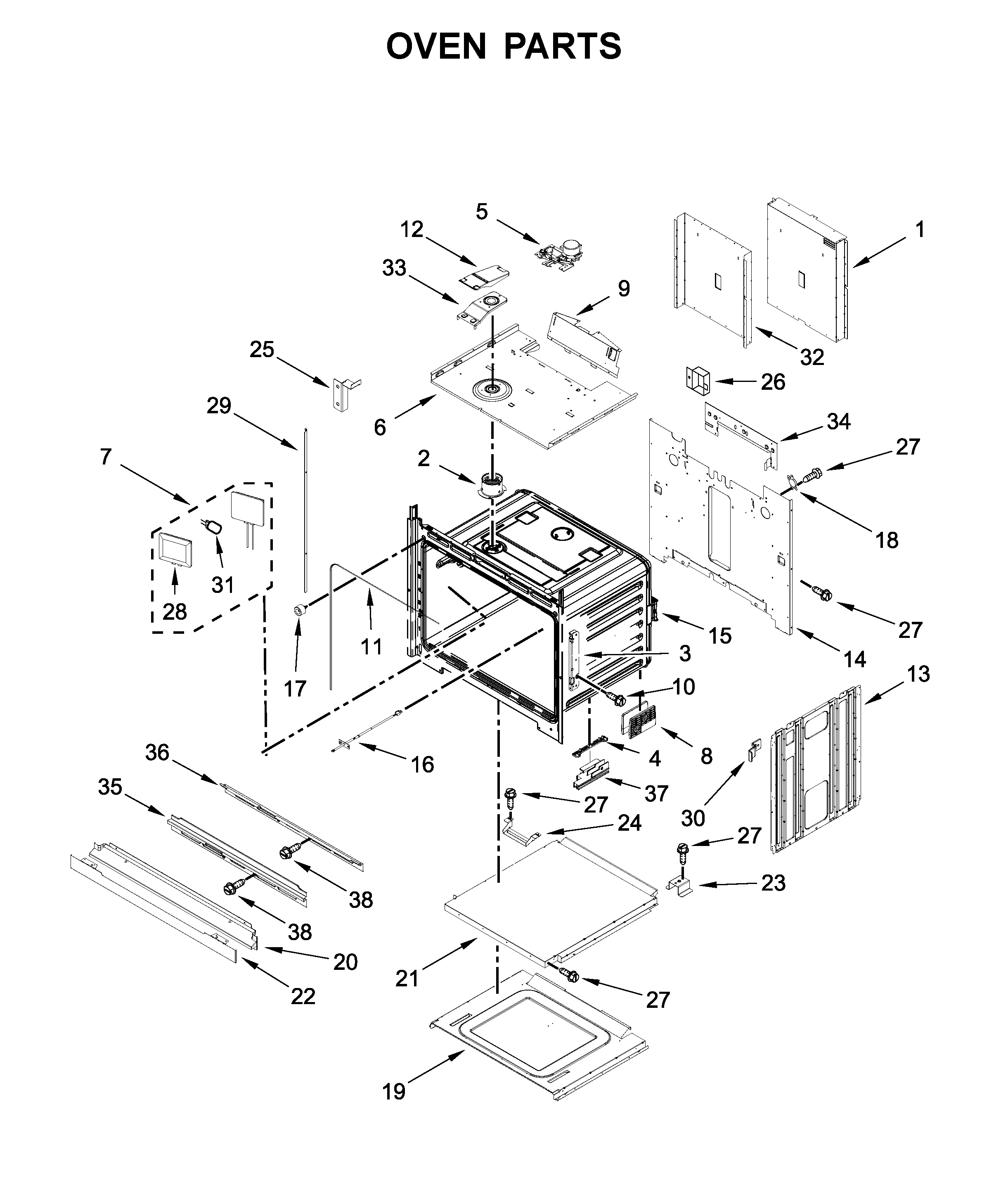 Oven parts