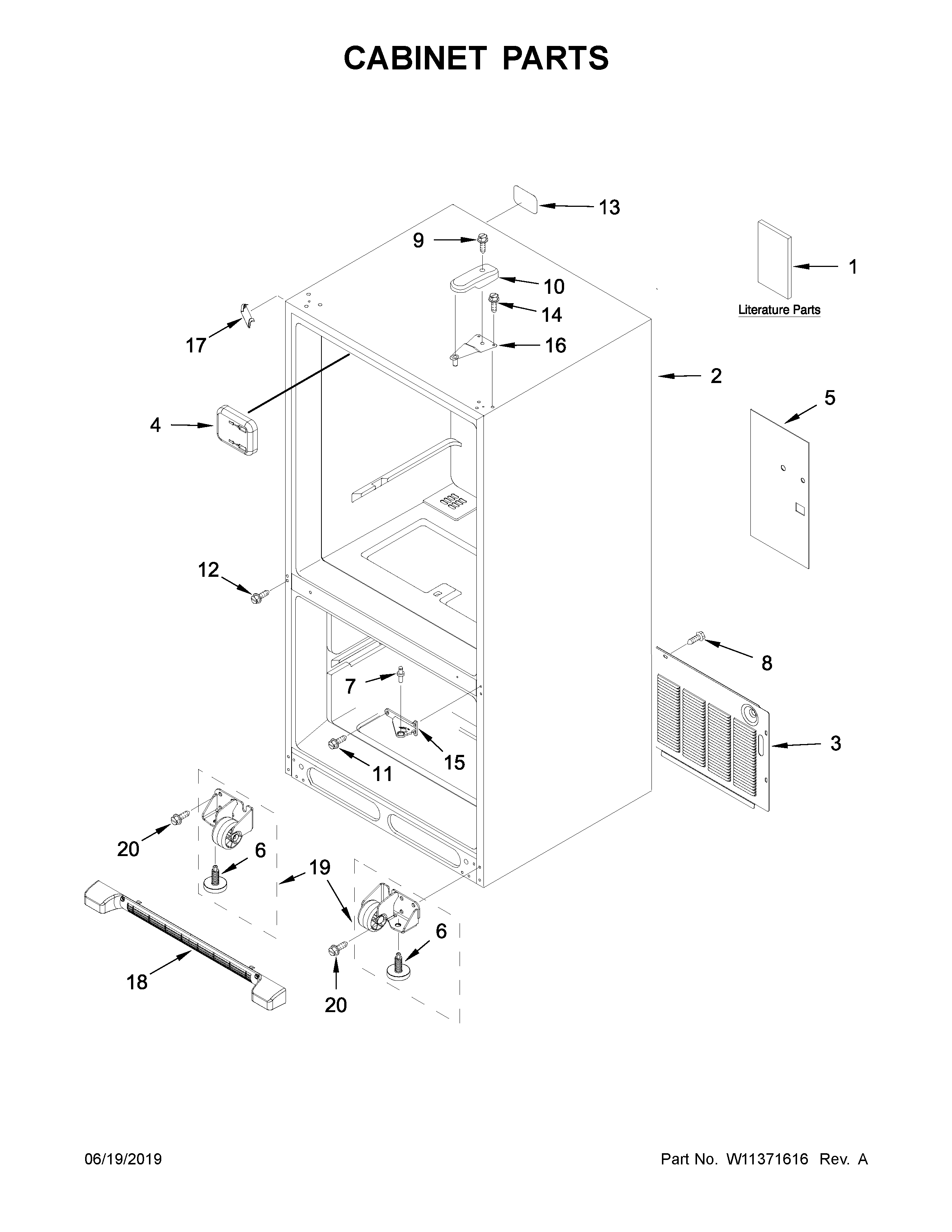 CABINET PARTS