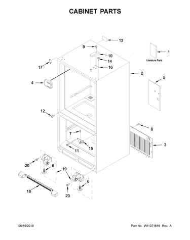 Cabinet parts