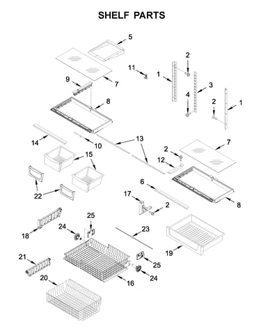 Shelf parts