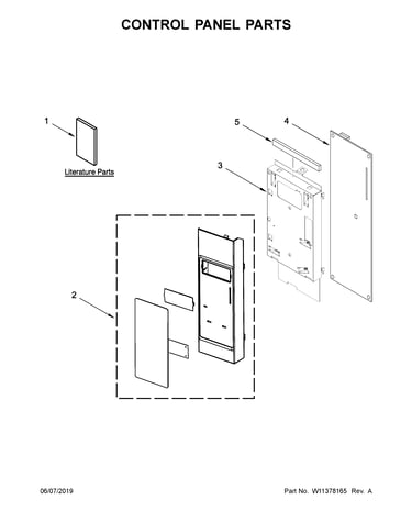 Control panel parts