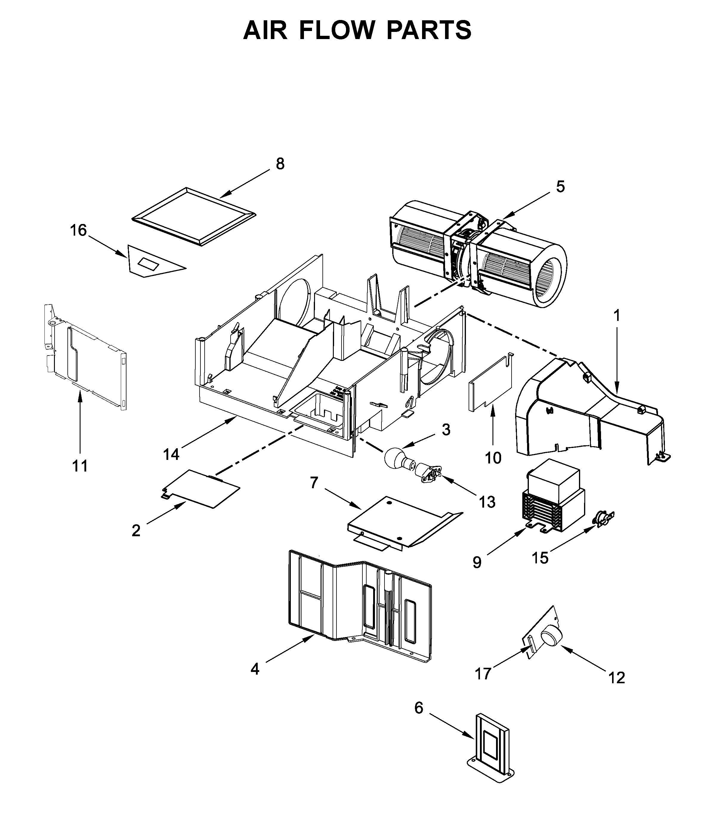 Air flow parts