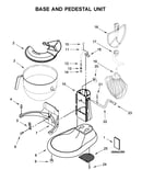 Base and pedestal unit
