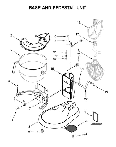 Base and pedestal unit
