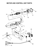 Motor and control unit parts