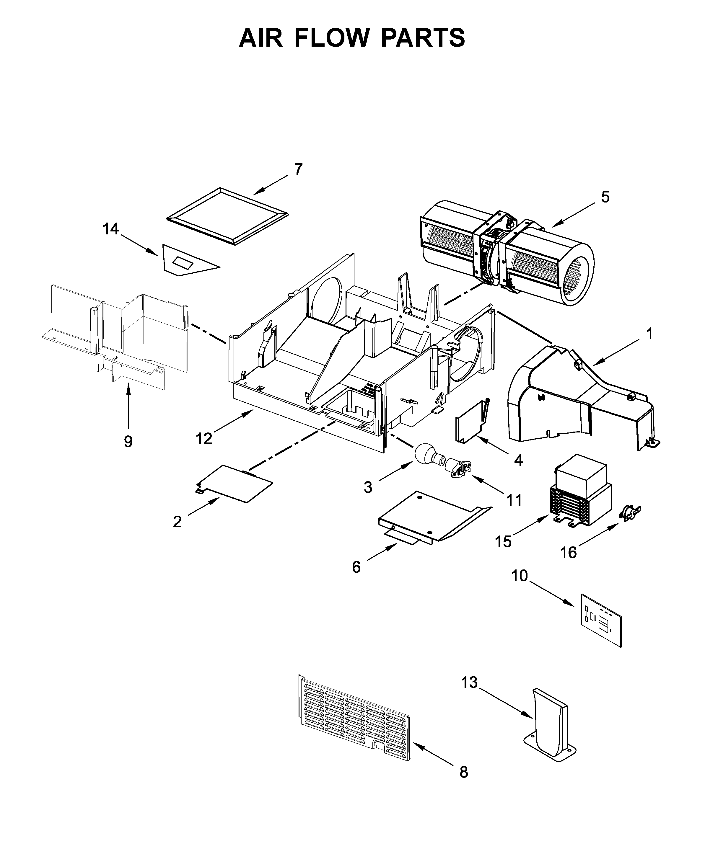 Air flow parts