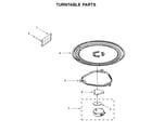Whirlpool UMV1160CS8 turntable parts diagram