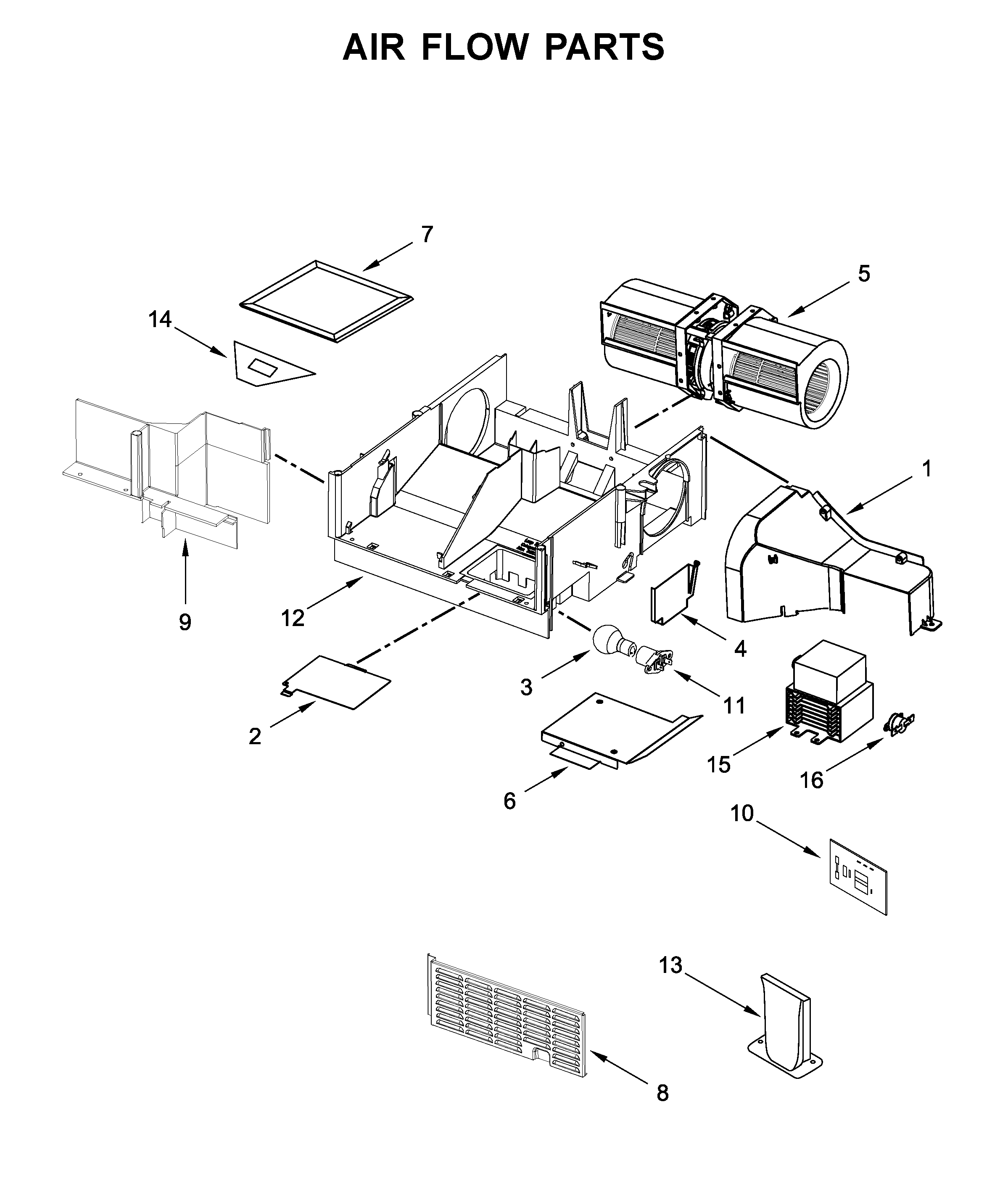 Air flow parts