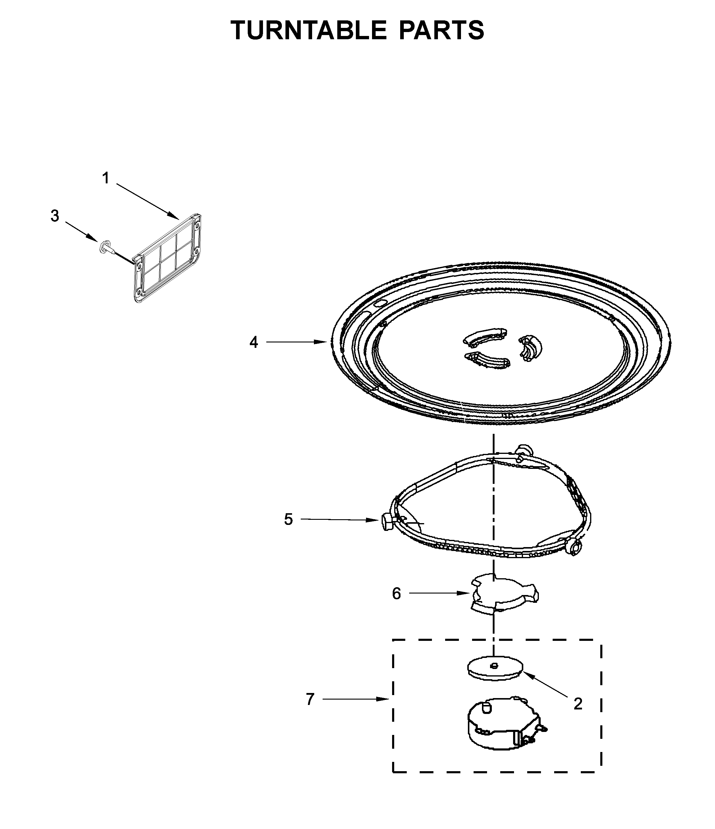 Turntable parts