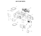 Whirlpool WMH31017HW3 air flow parts diagram