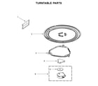 Whirlpool WMH31017HB3 turntable parts diagram