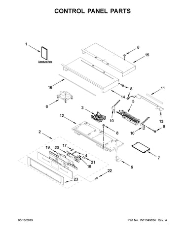 Control panel parts