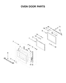 Oven door parts