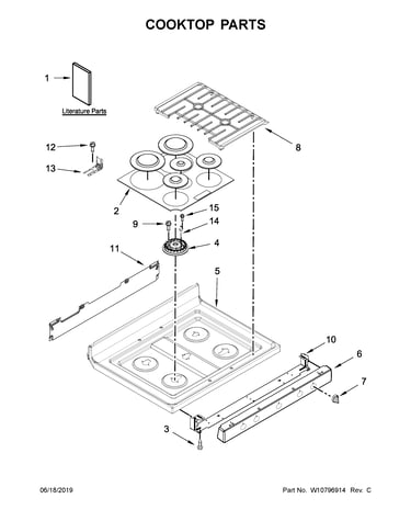 Cooktop parts