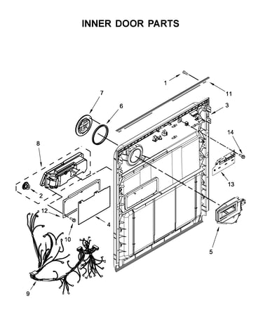Inner door parts