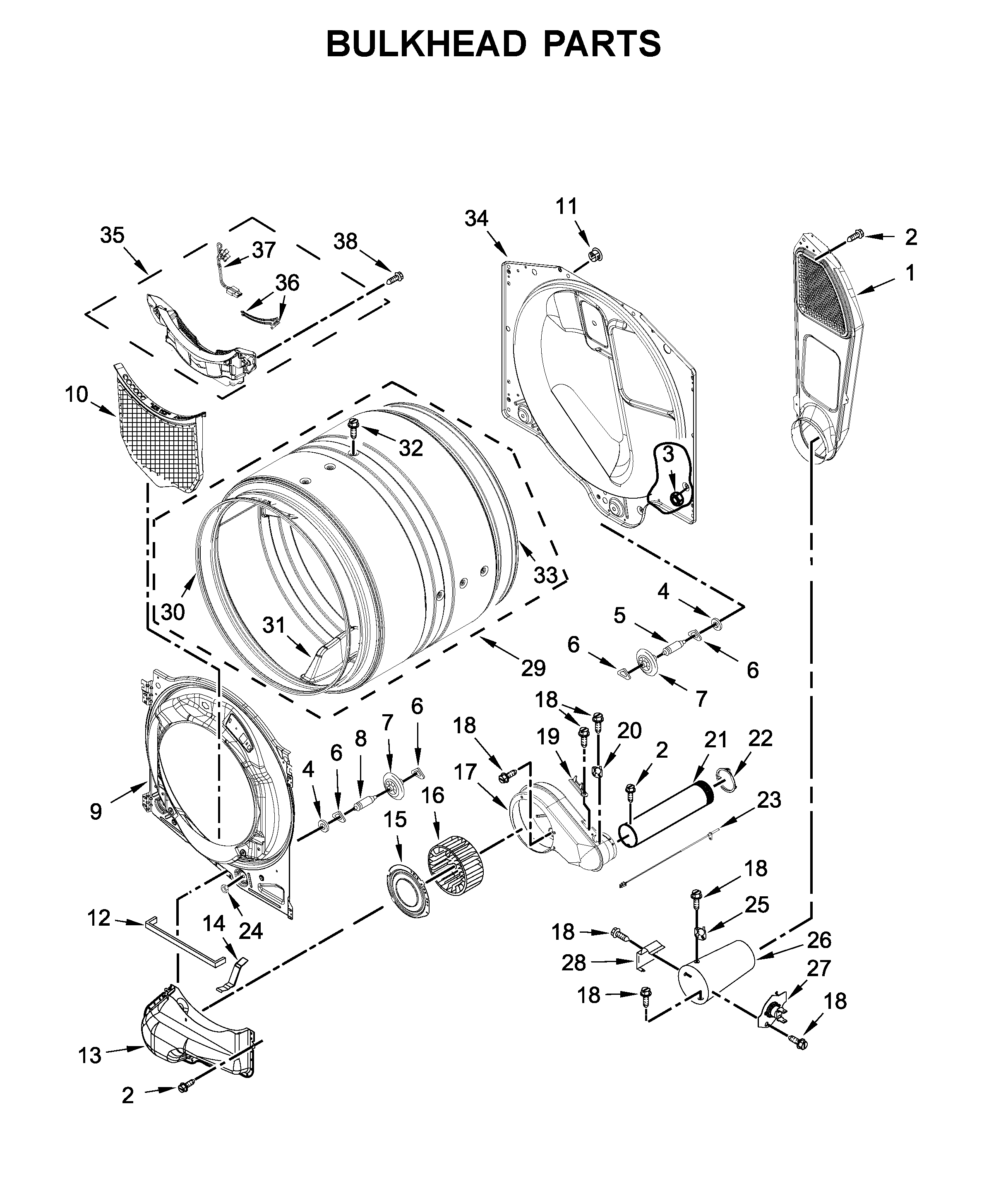 Bulkhead parts