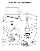Pump and sprayarm parts