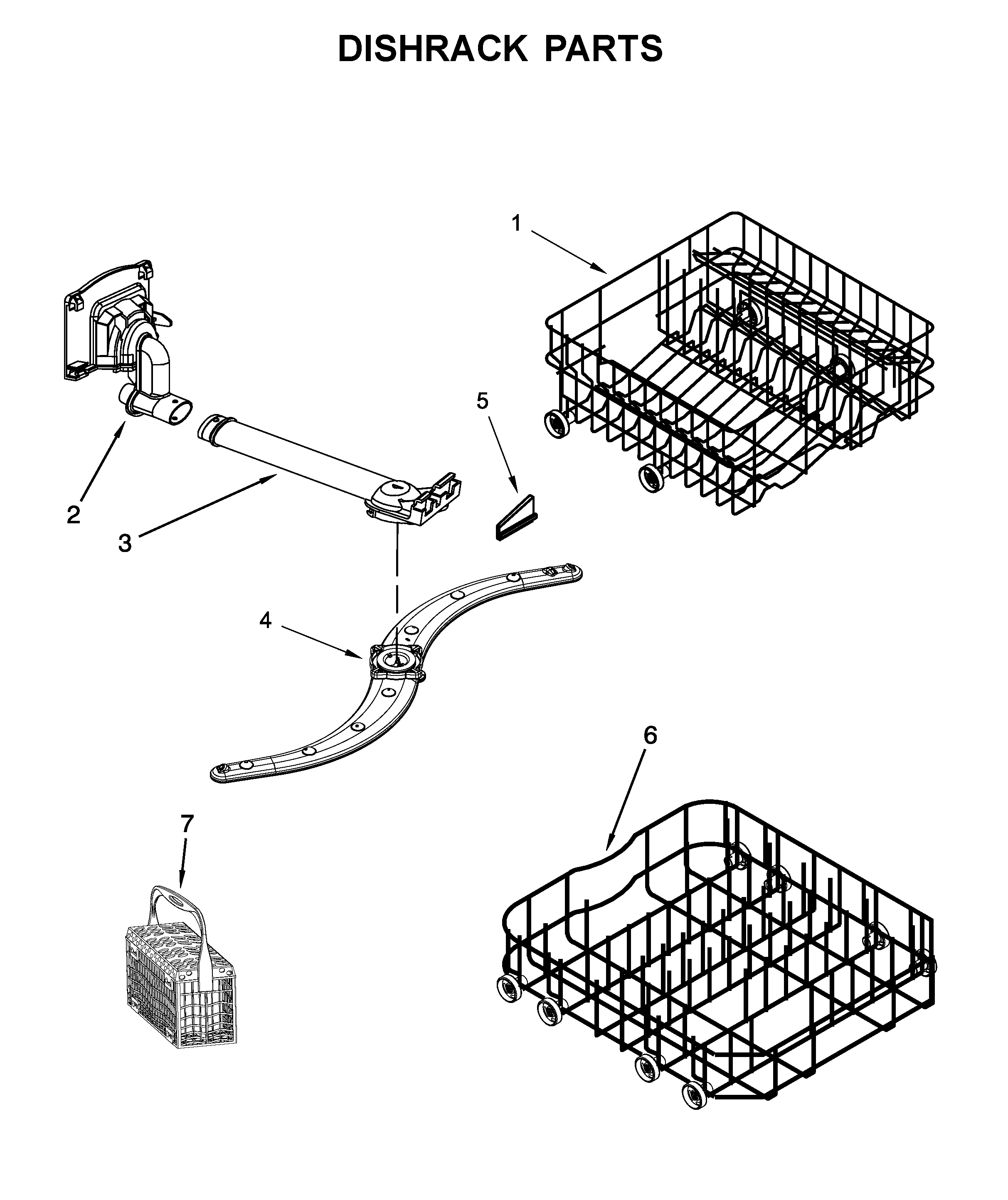 Dishrack parts