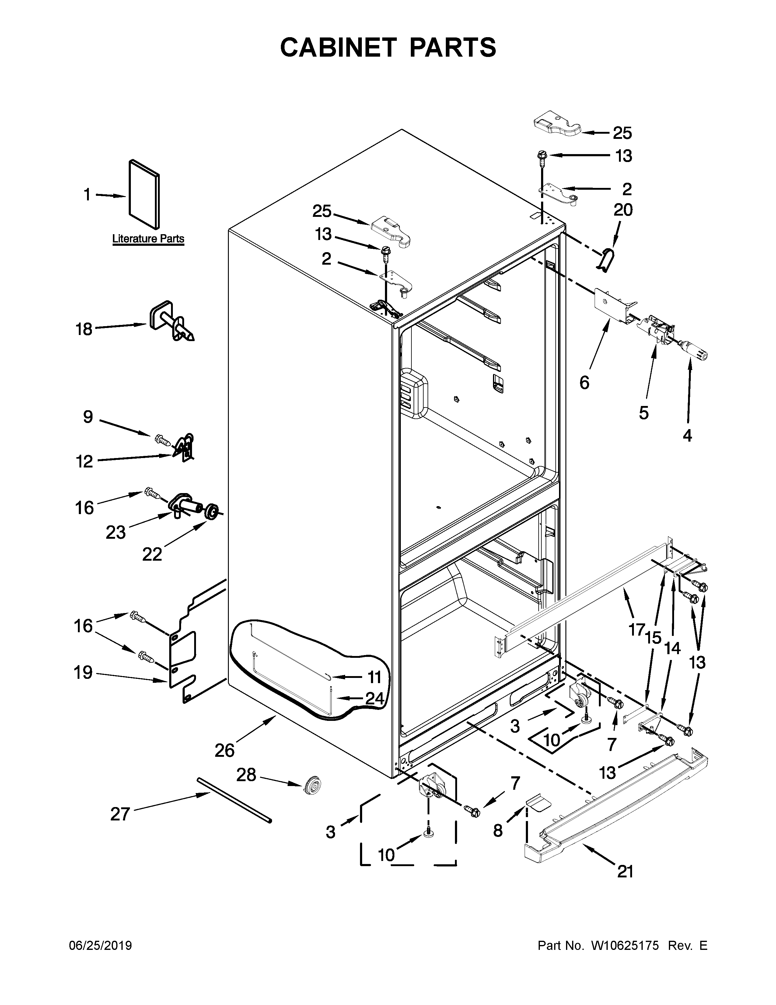 Cabinet parts