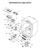 Refrigerator liner parts