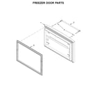 KitchenAid KRFF302EBS00 freezer door parts diagram