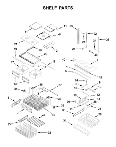 Shelf parts