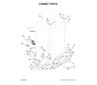 Whirlpool WRS555SIHW00 cabinet parts diagram