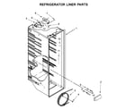 Whirlpool WRS555SIHB00 refrigerator liner parts diagram